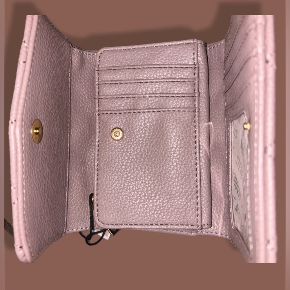 Steve Madden Blush Quilted Wallet - Picture 3 of 7